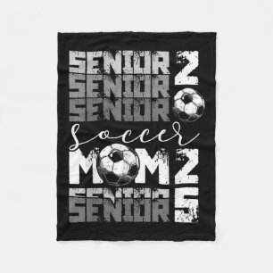 Soccer Mum Senior 2025 High School Graduation Outf Fleece Blanket