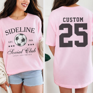 Soccer Mum Sideline Club, Sports Mama game day T-Shirt