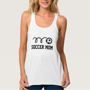 Soccer mum tank tops for women