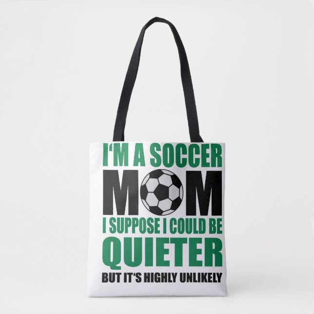 soccer mum tote bag (Front)
