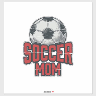 Soccer Mum Vintage Distressed Sports Shirt Design_