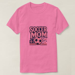 Soccer Mum Vintage Soccer Mum Football Fan Gift T-Shirt