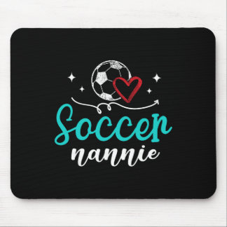 Soccer Nannie Funny Soccer Player Nannie  Mouse Mat