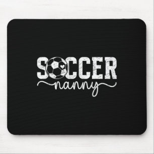 Soccer Nanny Grandma Proud Nanny Of A Soccer Playe Mouse Mat