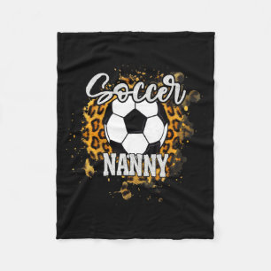 Soccer Nanny Vintage Soccer Family Matching T Shir Fleece Blanket