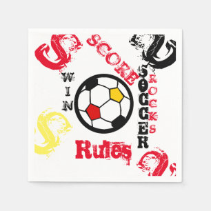 SOCCER NAPKIN