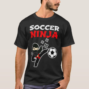 Soccer Ninja Player Cute Football Lovers Men Boys T-Shirt