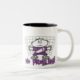 Soccer No Problem T-shirts and Gifts Two-Tone Coffee Mug