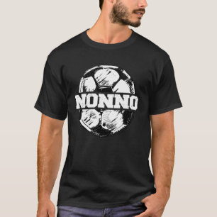 Soccer Nonno Soccer Ball Split Funny Soccer Nonno T-Shirt