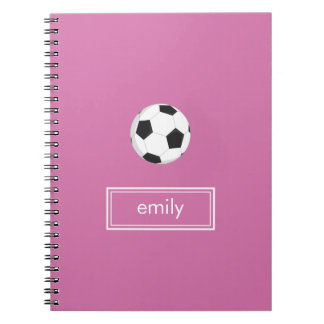 Soccer Notebook (Pink)