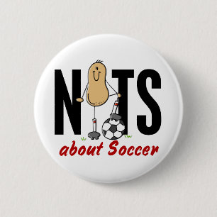 Soccer Nut 2 6 Cm Round Badge