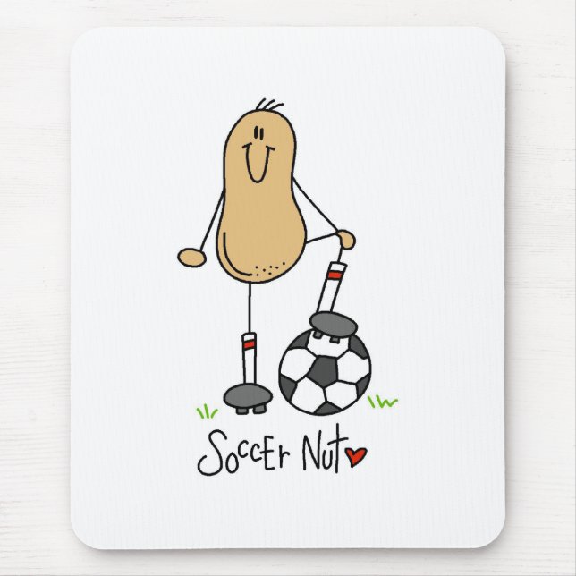 Soccer Nut Mouse Mat (Front)