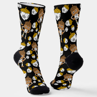 Soccer Nut Pattern Socks