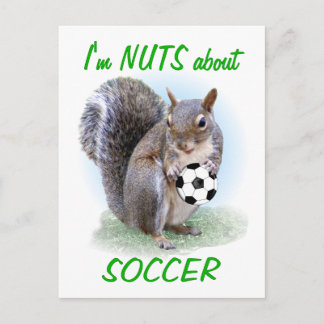 Soccer Nut Postcard