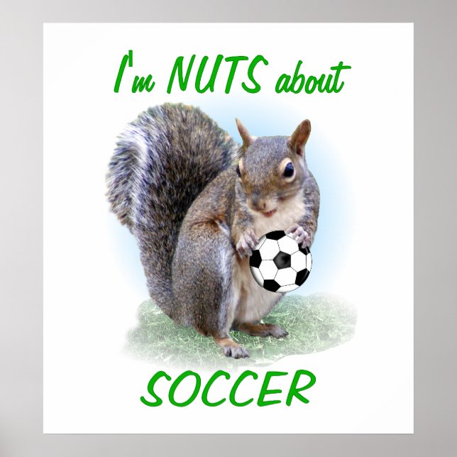Soccer Nut Poster (Front)