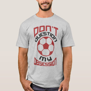 Soccer Obsession Name and Number Back Print Tee