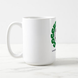 Soccer O'Clock – Focused Until It's Over Soccer Coffee Mug