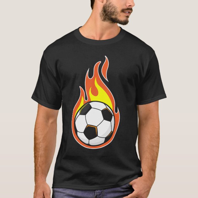 Soccer on Fire T-Shirt (Front)
