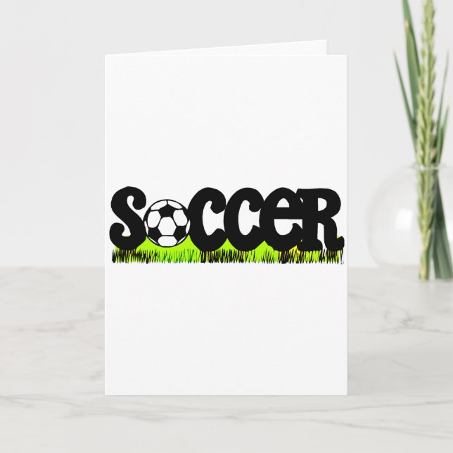 Soccer (On Grass) Card (Front)