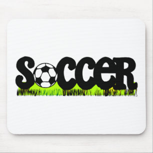 Soccer (On Grass) Mouse Mat