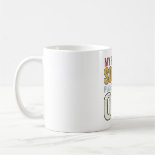 Soccer Opa Vintage Typography Shirt Design_1 Coffee Mug