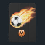 Soccer or Football Monogram iPad Mini Cover<br><div class="desc">Football or soccer phone case customisable with your initials. Images used on this item are licensed © Graphics Factory.com</div>