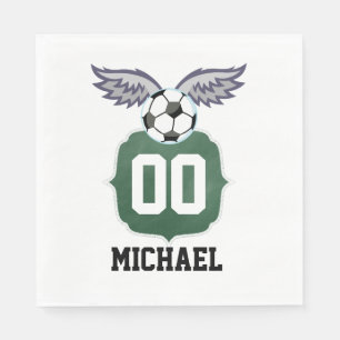 Soccer or Football Party Napkin