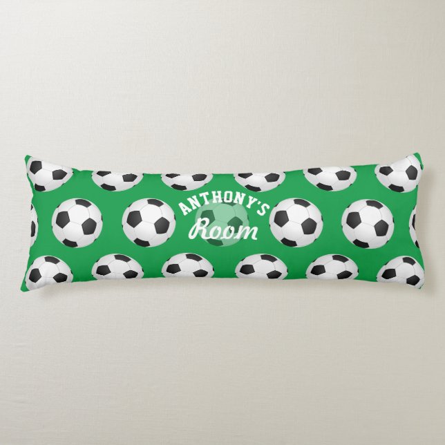 Soccer or Football personalised Body Cushion (Front)