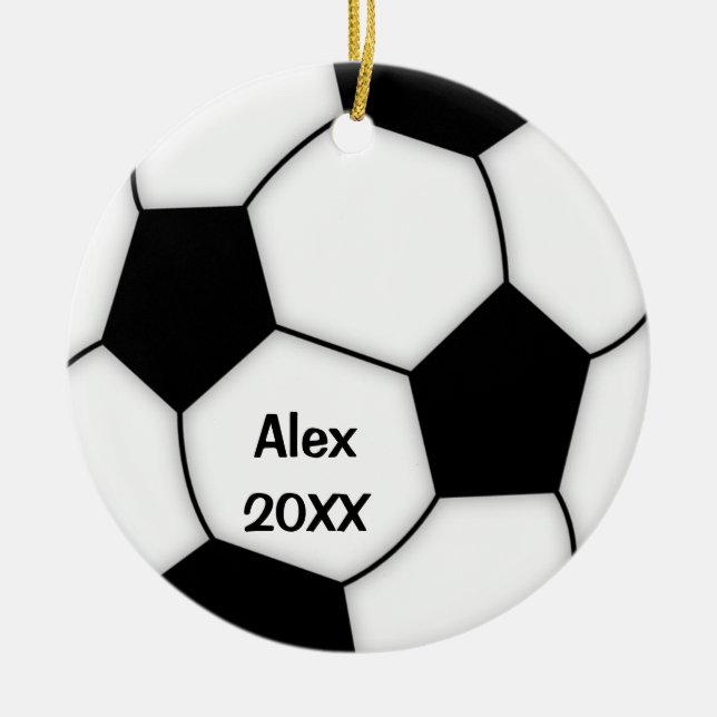 Soccer Ornament (Front)