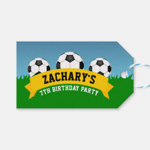 Soccer Party Gift Tags