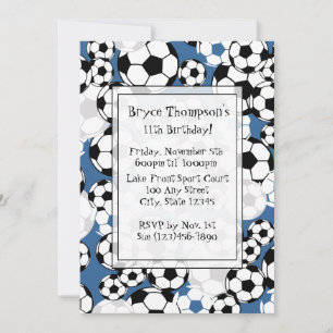 Soccer Party Invitation