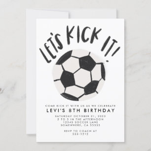 Soccer Party Invite