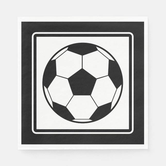 Soccer Party Napkin (Front)