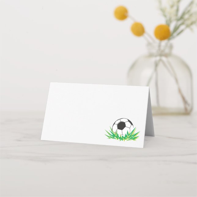 Soccer Party Place Cards (Front)