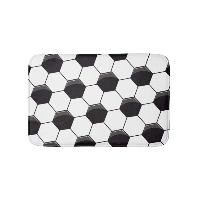Soccer Pattern Bath Mat (Front)