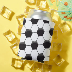 Soccer Pattern Can Cooler