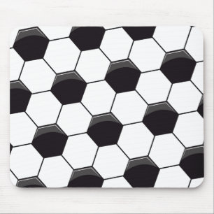 Soccer Pattern Mouse Mat