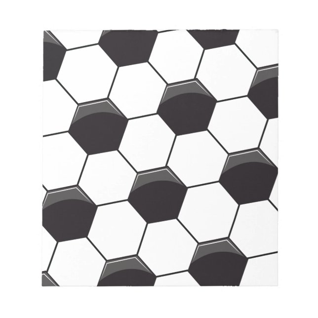 Soccer Pattern Notepad (Front)