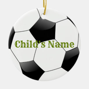 Soccer Personalised Christmas Ornament HAMbyWG