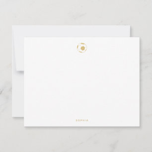 Soccer Personalised Name Sports Gift Card