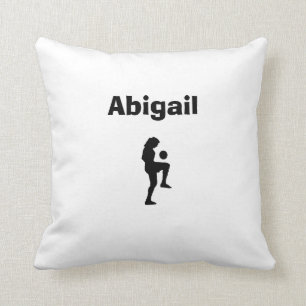 Soccer Personalised Pillow (female)