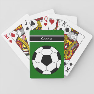 Soccer Personalised Playing Cards