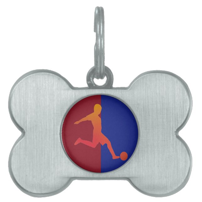 Soccer Pet ID Tag (Front)