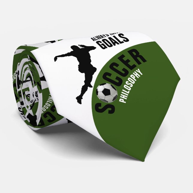 Soccer Philosophy Tie (Rolled)