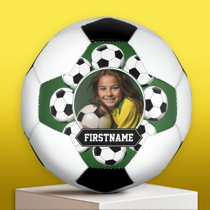 Soccer Photo for team or player - green Football