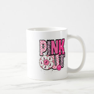 Soccer Pink Out Breast Cancer Awareness Kick For A Coffee Mug