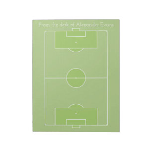 Soccer Pitch Notepad