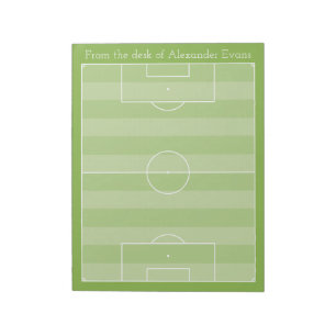 Soccer Pitch Notepad