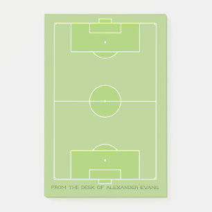 Soccer Pitch Post-it Notes