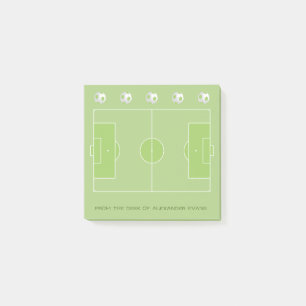 Soccer Pitch Post-it Notes